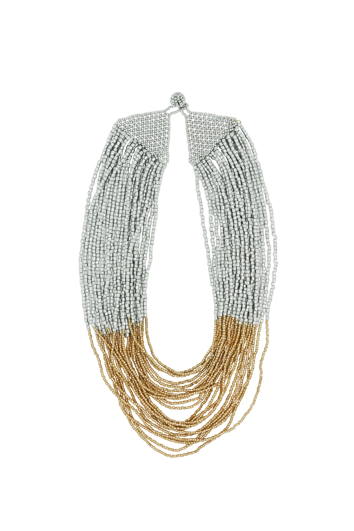 LAYERED BEADED NECKLACE